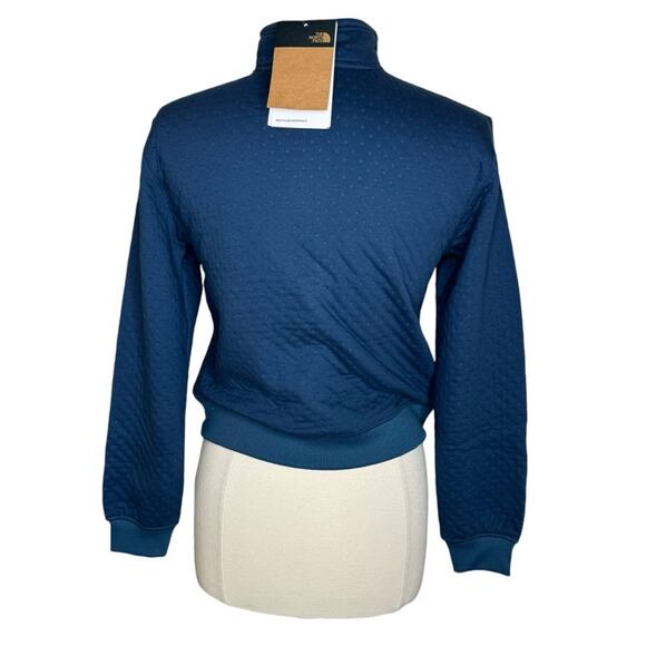 The North Face Edgewater Quilted 1/4 Snap Pullover Sweater‎  Girls XL New - Picture 2 of 10